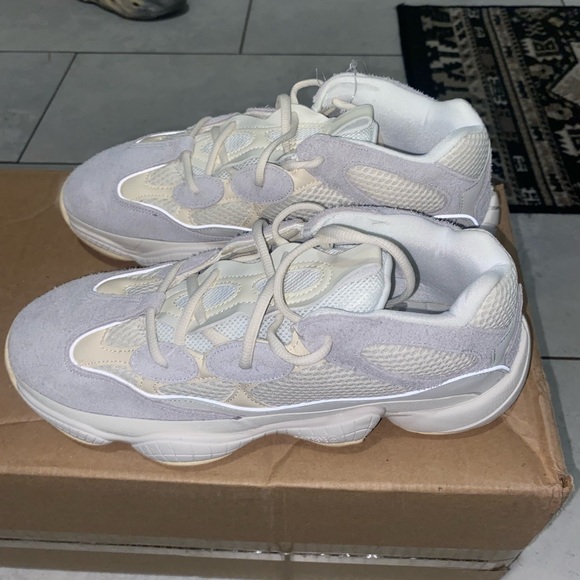 Yeezy “bone white” 500’s